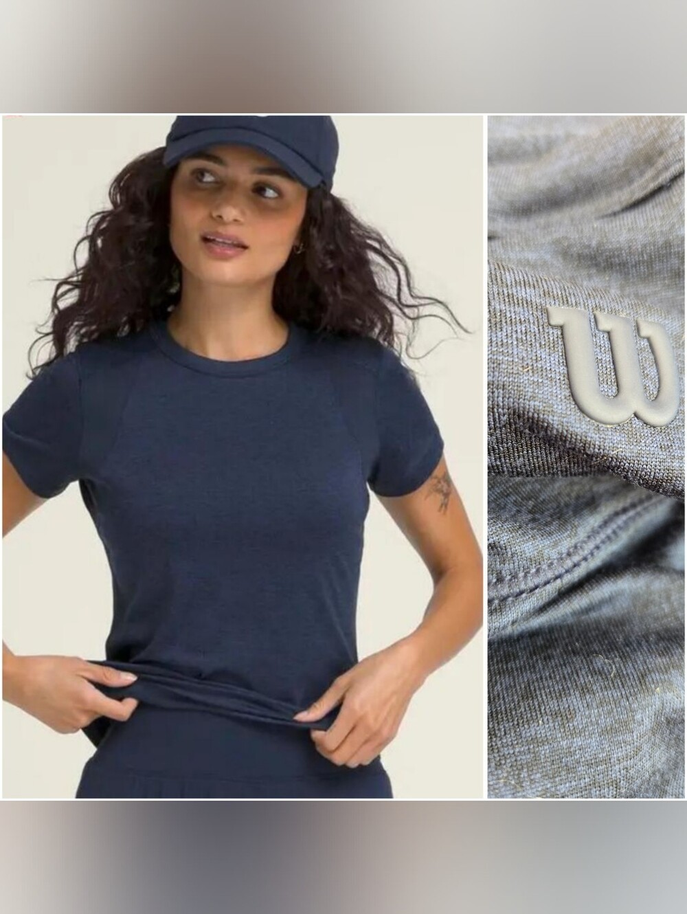 Wilson Everyday Court To Apres Navy t Quick Dry Photoshoot Only Xs S